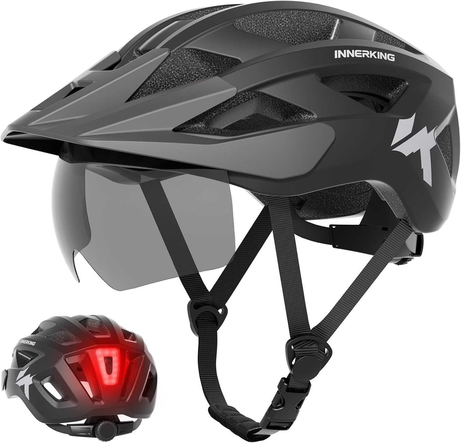 Bike Helmet for Adults, Lightweight Mountain Bicycle Helmet with USB